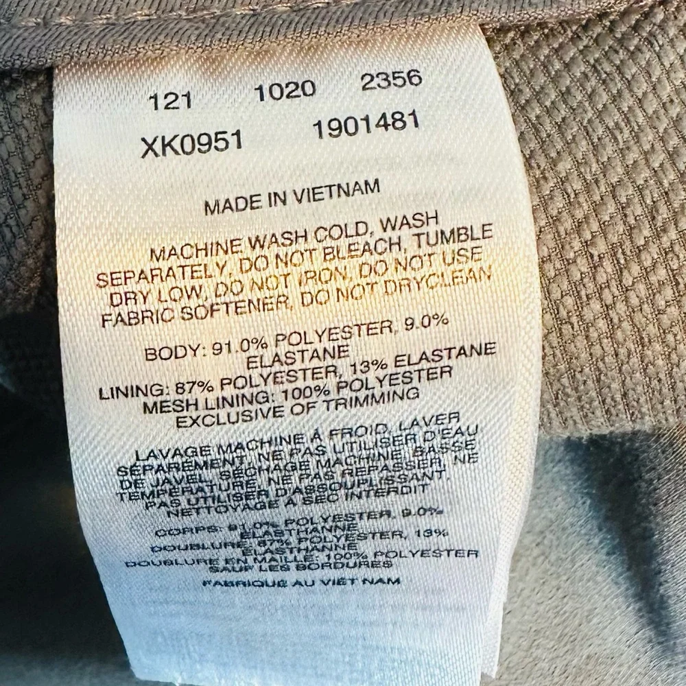 Columbia Omni Pants Outdoor Lightweight Cropped Performance Wear Gray SZ 14 - Picture 11 of 16